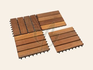 Tuintegel hardhout Bangkirai Siantar 30 x 30 cm