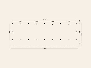 Bergen XL, Type 9 Douglas Gedroogd Potdekselplank blank
