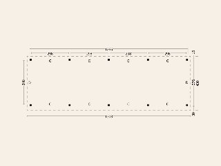 Oslo XL, type 9 douglas gedroogd potdekselplank blank