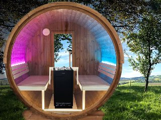 LED-set sauna 180 cm, 2 strips incl. toebehoren