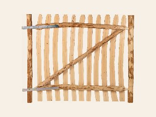 Hazelaar poort 120 × 100 cm