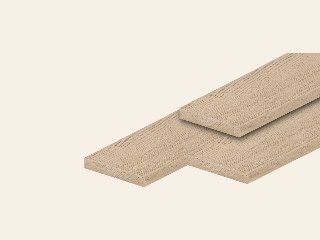 PuraBoard eindplank 2,2 × 15,0 × 360,0 cm, fijne nerf