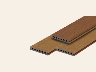 PuraTerra composiet vlonderplank 2,3 × 13,8 × 300 cm, tweekleurig