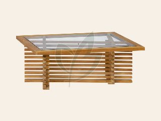Teak loungeset Riverside tafel met glasplaat
