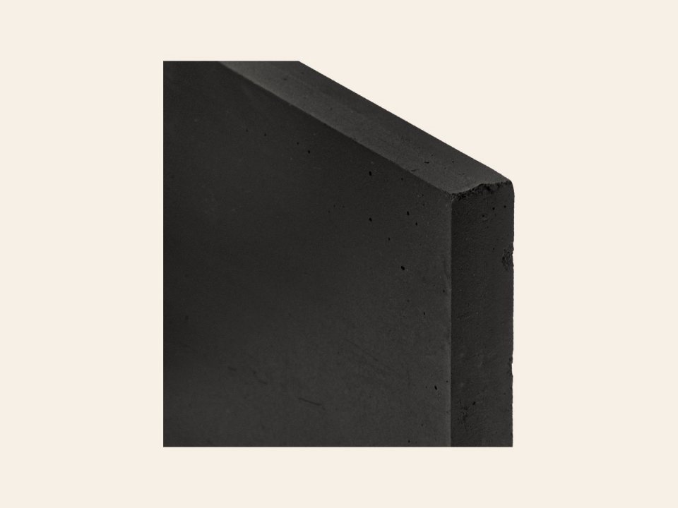 Berton©-onderplaat antraciet gecoat H24 x D3,5 x L200 cm
