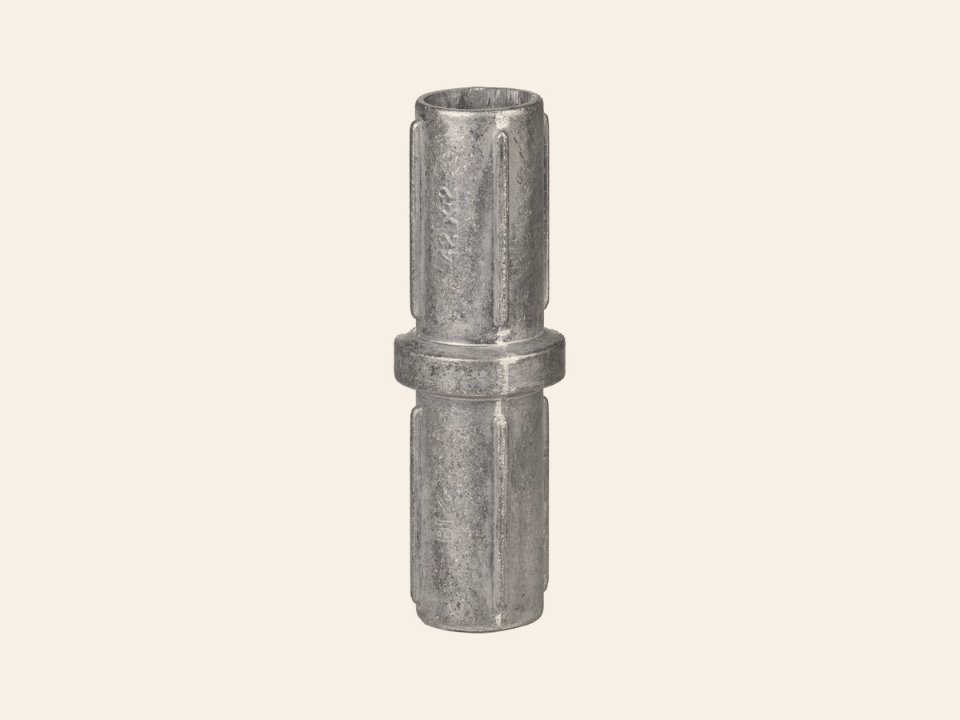 koppelstuk ALU R42 mm HDG