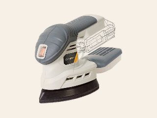 BATAVIA 18V Delta Schuurmachine, zonder accu en oplader