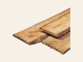 Douglas schaaldeel 1,8 × 15,0-20,0 × 360 cm, vers, fijnbezaagd