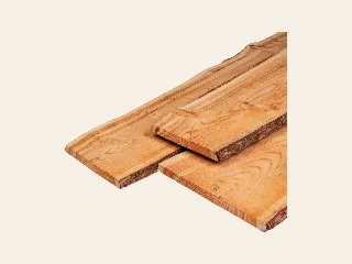 Douglas schaaldeel 2,5 × 25,0-30,0 × 300 cm, vers, fijnbezaagd