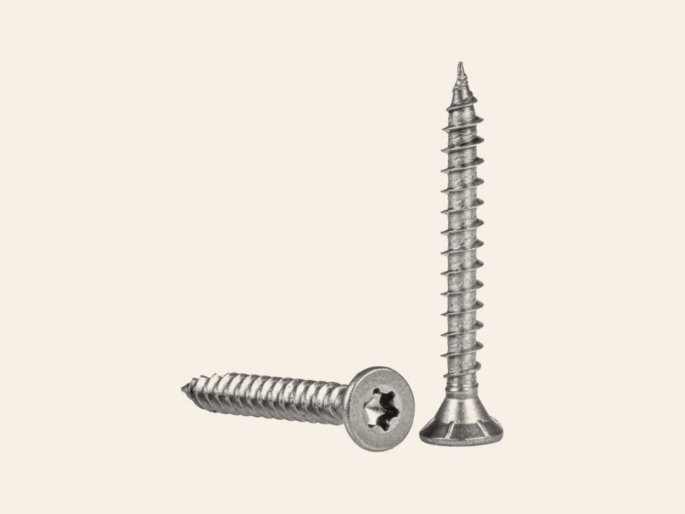 RVS schroef met snijpunt torx 15 - 3,5 × 28 mm