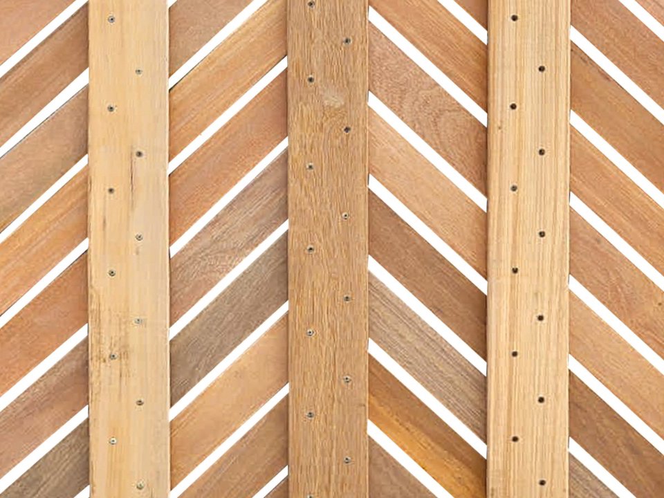 Mozaïek Tuintegel Bangkirai Pontianak 3,0 × 100,0 × 100 cm