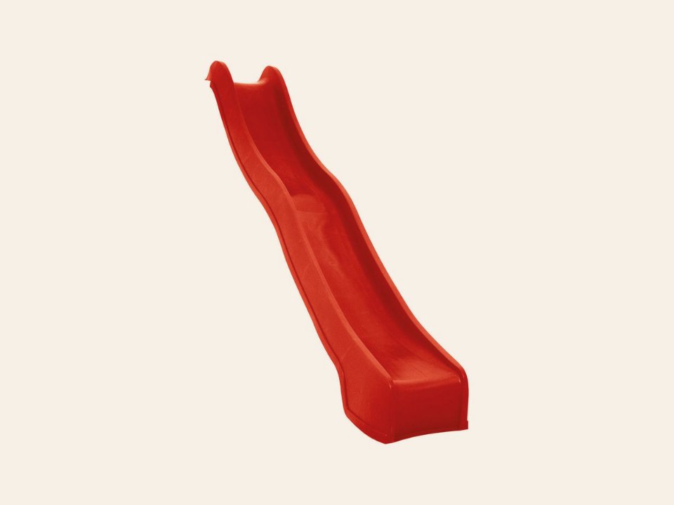Waveglijbaan kunststof 300 cm Rood