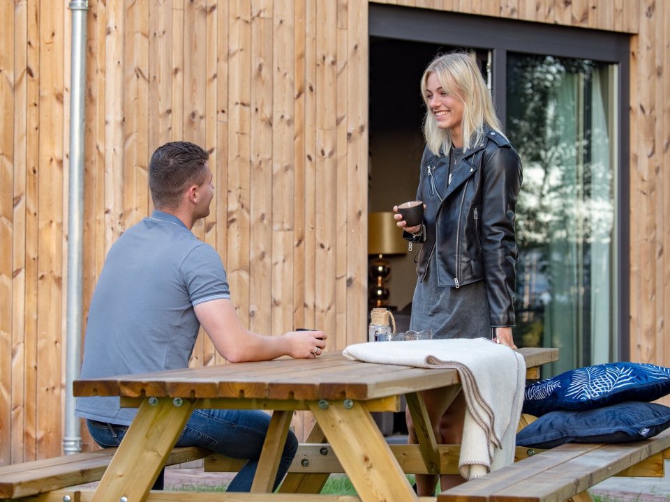 Picknicktafel Extra 200 cm vuren gedroogd, groen geïmpregneerd