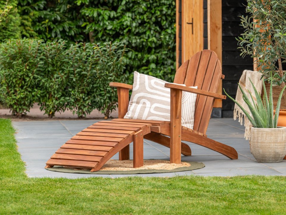 Hardhouten stoel Relax