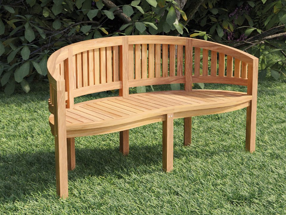 Teakbank Banana 150 cm