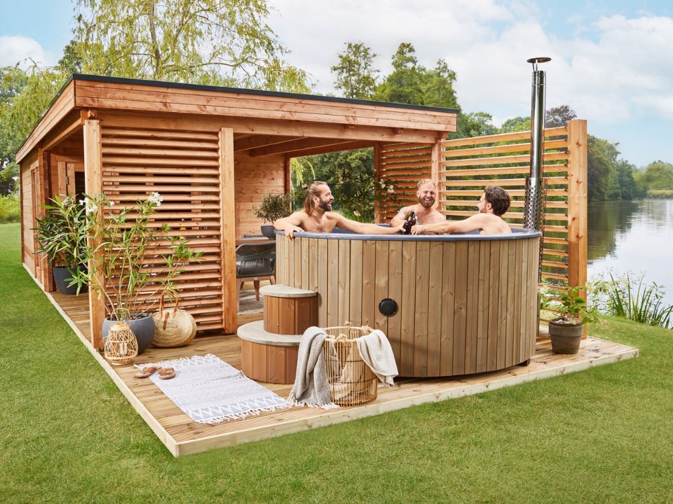 Hottub Deluxe ø200 cm Thermowood