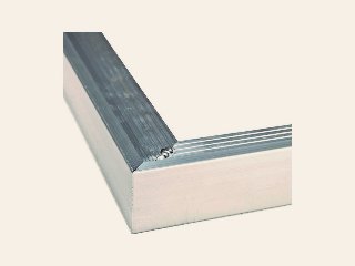Blokhutaccessoires aluminium buitenhoek daktrim 4,5 × 4,5 × 50 cm incl. 1 klang