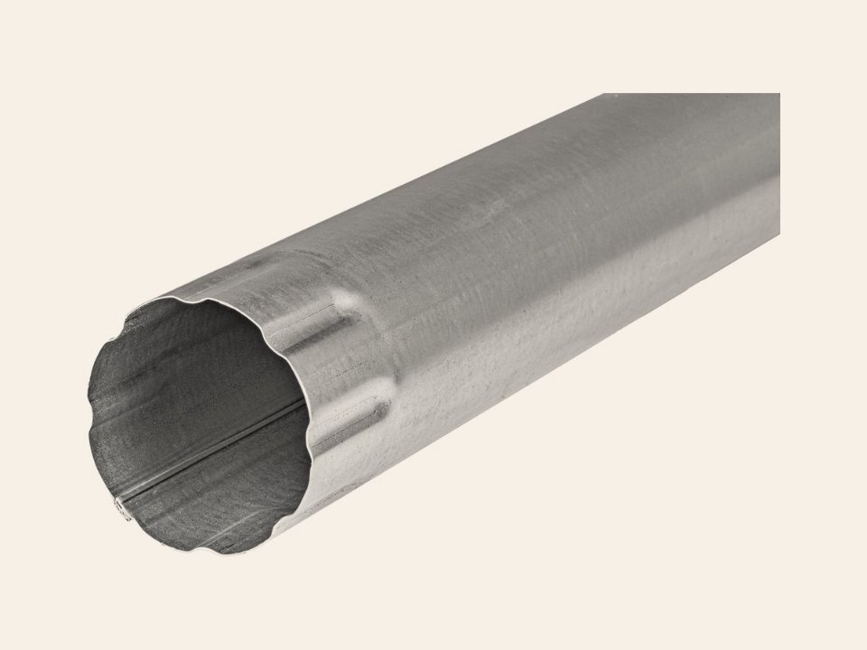 Verlengstuk vuurverzinkt HWA buis 50cm ø90mm, 0.6mm dik