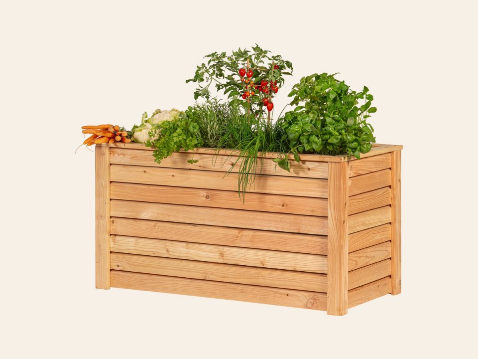 Verhoogde plantenbak Donau, lariks B120xD60xH65 cm