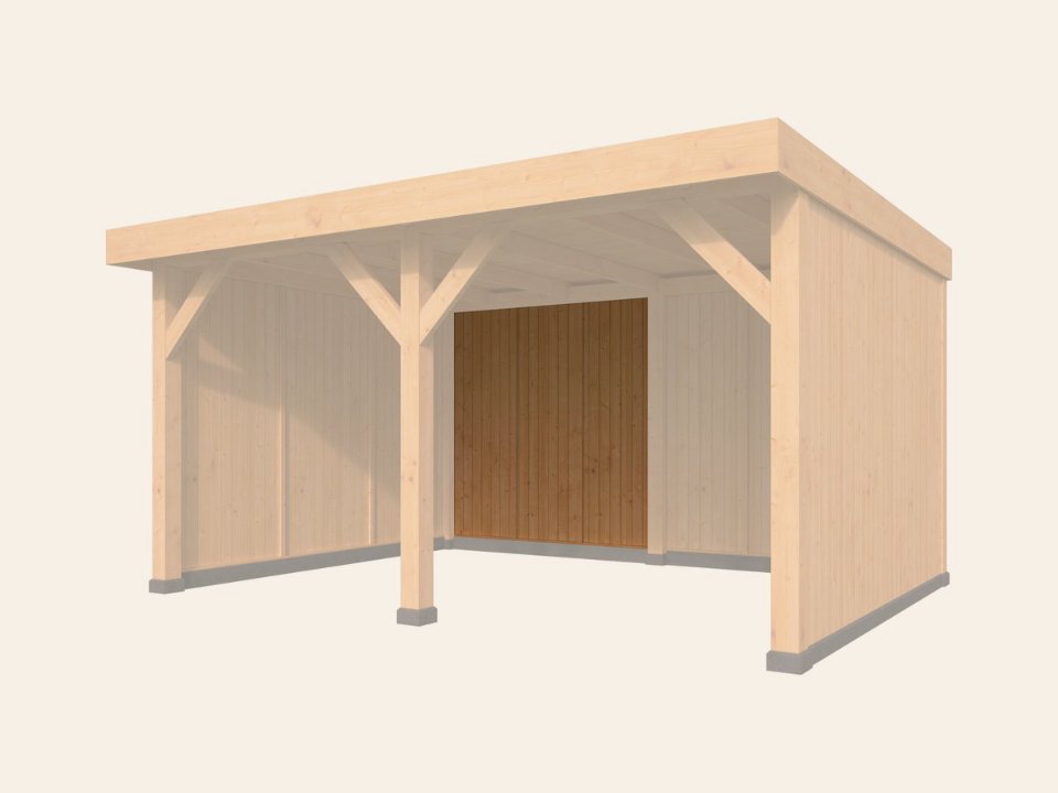 DHZ Rijssen vertikale wand module Type B 250 × 224 cm onbehandeld