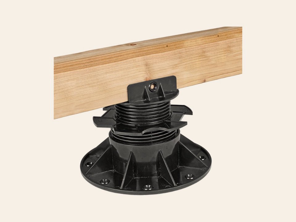 Verstelbare kunststof vloerdrager Pedestal-1 instelbaar 3-6 cm