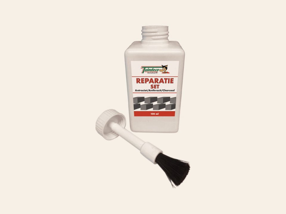 Reparatieset BETON zwart met kwast 0,1 ltr
