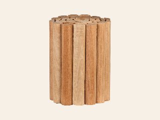 Hardhouten rolborder 30 × 180 cm ½Ø5 cm