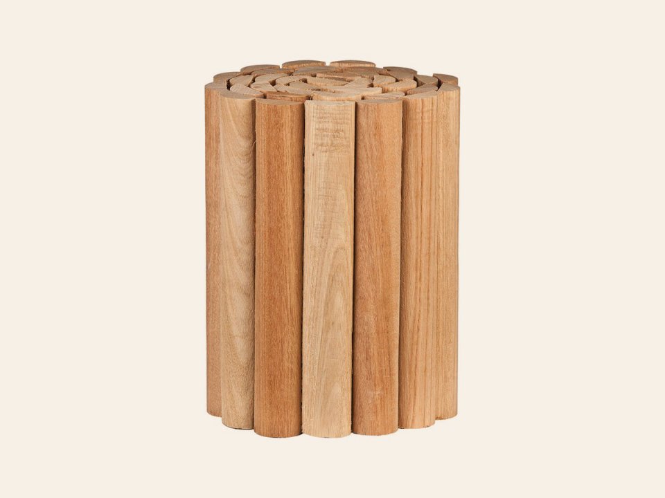 Hardhouten rolborder 30 × 180 cm ½Ø5 cm