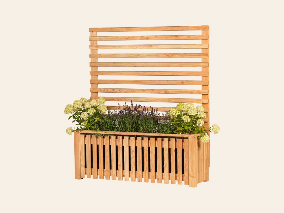 Trellis voor plantenbak Mosel/Elbe 130 × 150 cm