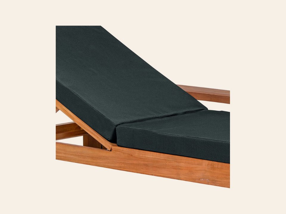Kussen Lounger Danau - donker antraciet