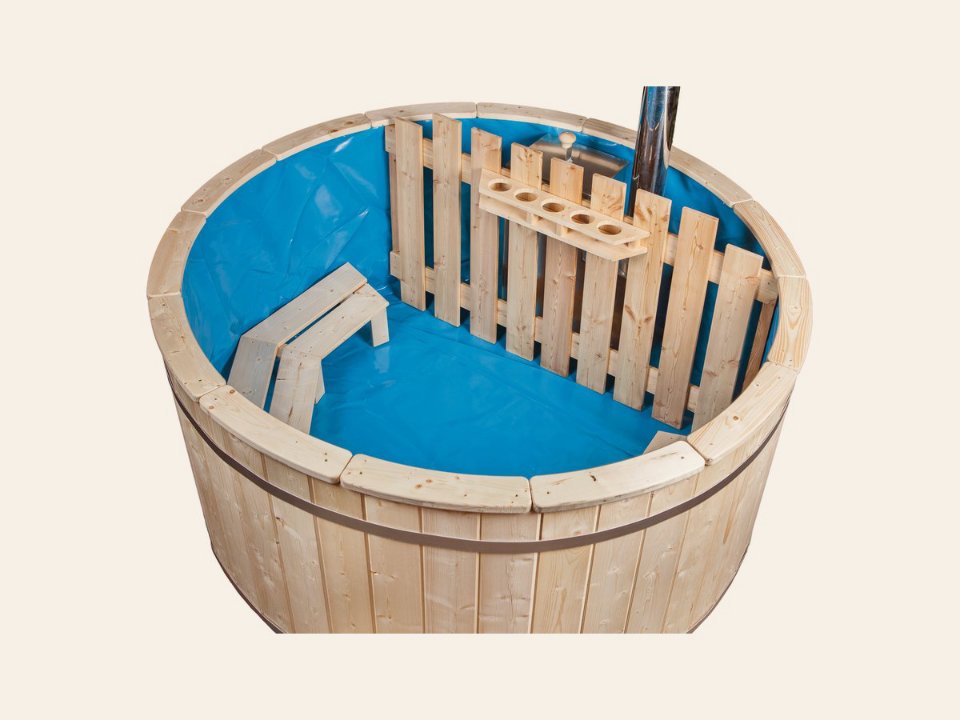 PVC liner blauw