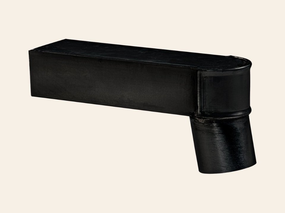 HWA Connector voor stadsdoorvoer, 60 mm, Zwart gecoat