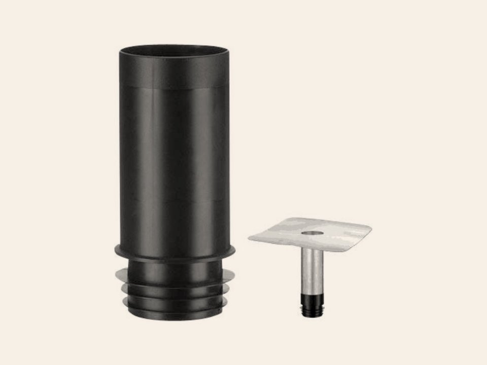Schuifmof/ pijpmanchet voor HWA afvoer 60 mm