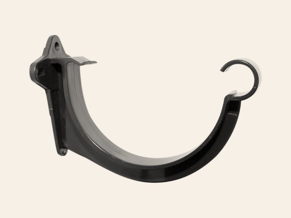 Kunststof mastgoot Gootbeugel 100 mm zwart