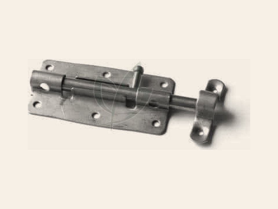 Plaatgrendel 100mm – 12mm RVS