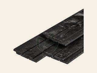 Blank vuren channelsiding 145 x 180 mm