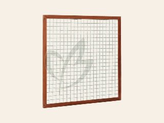 Hardhouten Betontrellis