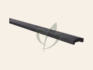 Grenen afdekkap 180 cm zwart