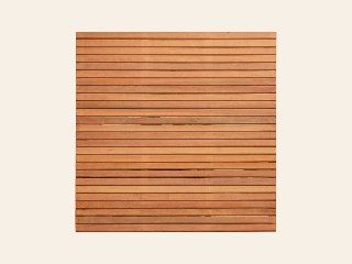Rhombusscherm Wichmond, bangkirai hardhout, RVS-geschroefd, enkelzijdig bekleed, 31-planks (26+5) 180 × 180 cm