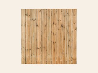 Tuinscherm Zaltbommel, groen geïmpregneerd grenen, RVS-geschroefd, 23-planks (21+2) 180 × 180 cm