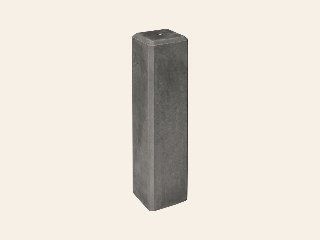 Berton betonpoer 15,0 × 15,0 × 60,0 cm, antraciet, M16-bus