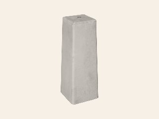 Berton betonpoer (18,0 × 18,0) > (15,0 × 15,0) x 50,0 cm, M16-bus, Eco
