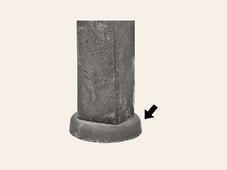 Berton wegzakpreventie Ø25 × 5 cm