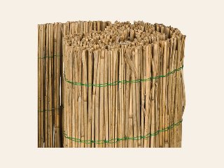 Rieten decoratiematten op rol, dubbelvoudig H200 x L200 cm