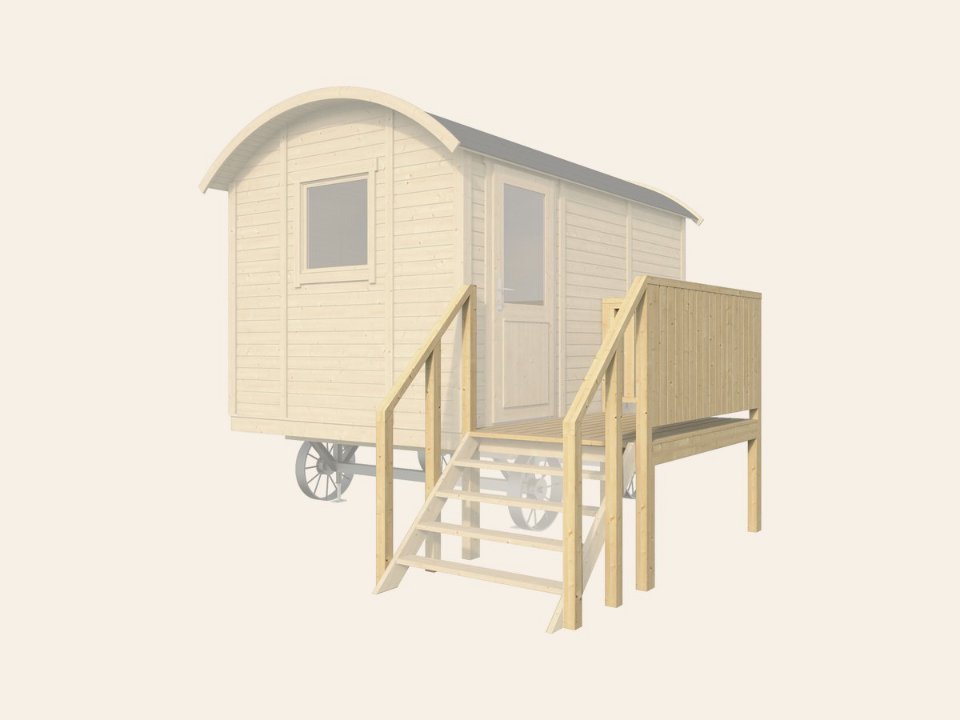 Veranda de Luxe B met zij-ingang