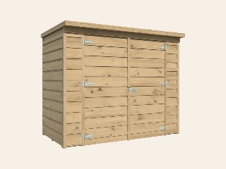 Tuinberging Hagenow, vuren groen geïmpregneerd L204 x B118 x H177 cm
