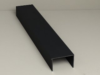 Zijgeleiding Set 3-sporig zwart