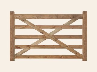 Rustiek tuinhek grenen groen geïmpregneerd 120 × 180 × 4,0 cm