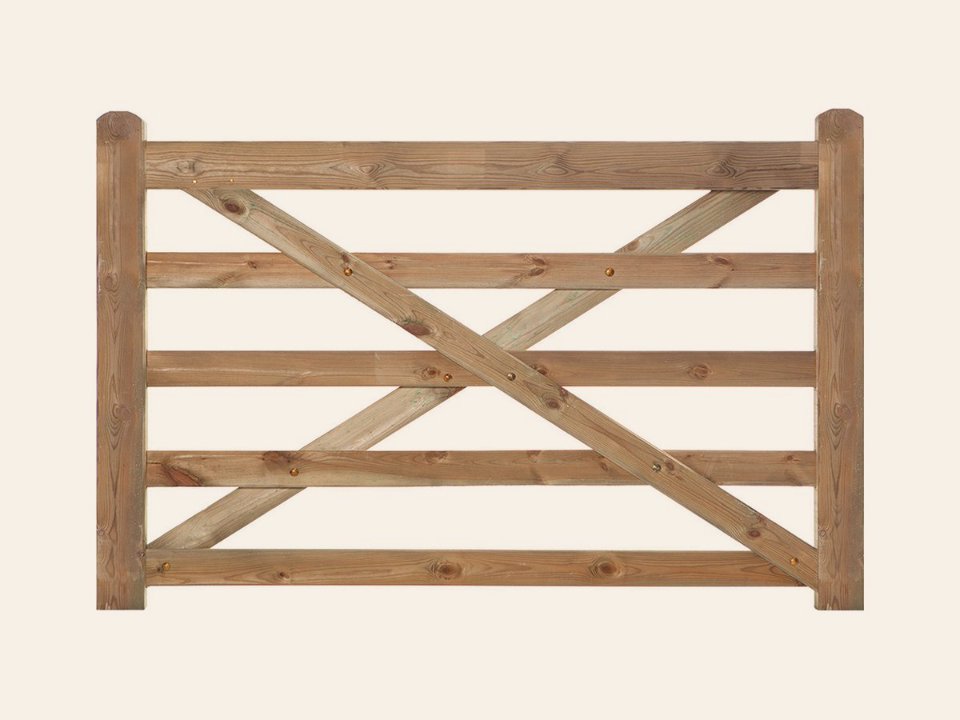 Rustiek tuinhek grenen groen geïmpregneerd 120 × 180 × 4,0 cm