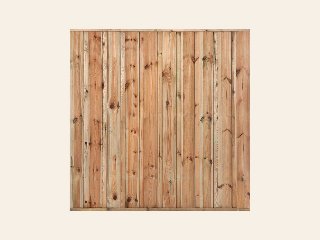 Tuinscherm Monaco, groen geïmpregneerd grenen, RVS-geschroefd, 19-planks 180 × 180 cm